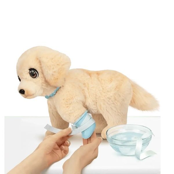 Интерактивная игрушка Moose Little Live Pets Dog Ouchies щенок Лабрадор "Ой болит" со звуками и реакциями 26679 фото
