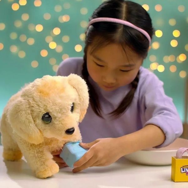 Интерактивная игрушка Moose Little Live Pets Dog Ouchies щенок Лабрадор "Ой болит" со звуками и реакциями 26679 фото