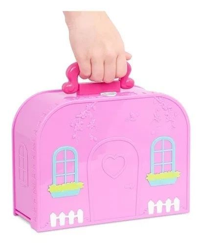 Игровой набор Li'l Woodzeez Кейс фиолетовый Спальня с аксессуарами WZ6598Z WZ6598Z фото