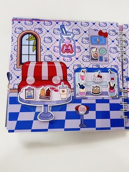 Развивающая книга альбом липучки ТОКА БОКА Hello Kitty и друзья 202444 фото