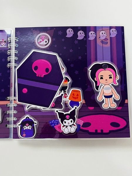 Развивающая книга альбом липучки ТОКА БОКА Hello Kitty и друзья 202444 фото