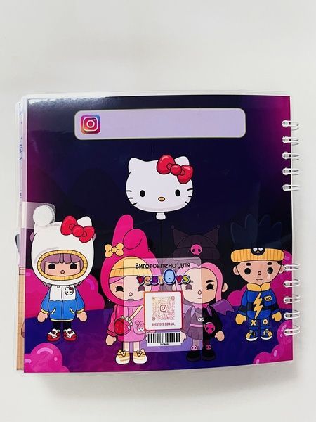 Развивающая книга альбом липучки ТОКА БОКА Hello Kitty и друзья 202444 фото