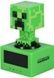Детский настольный будильник часы Minecraft Paladone Creeper 16см майнкрафт Крипер 43484 фото 3