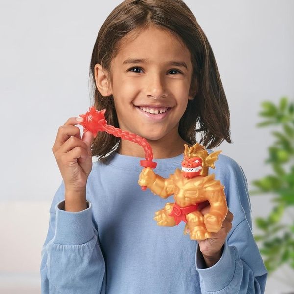 Goo Jit Zu Stretch Strikers Deluxe Blazagon Стретч-тянучка Делюкс Блейзагон игровая фигурка гуджитсу 123646 123646 фото