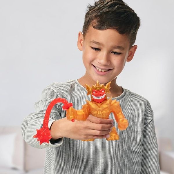 Goo Jit Zu Stretch Strikers Deluxe Blazagon Стретч-тянучка Делюкс Блейзагон игровая фигурка гуджитсу 123646 123646 фото