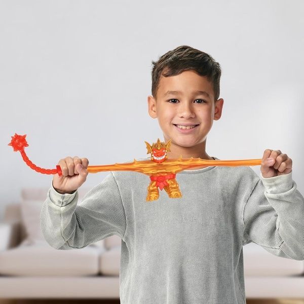 Goo Jit Zu Stretch Strikers Deluxe Blazagon Стретч-тянучка Делюкс Блейзагон игровая фигурка гуджитсу 123646 123646 фото
