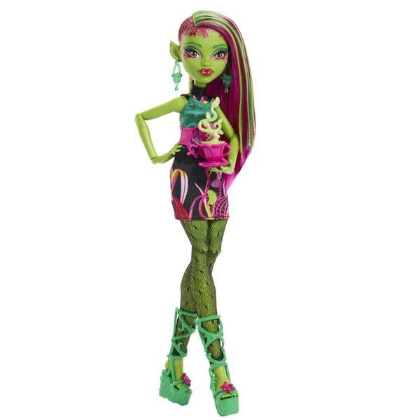 Ігровий набір-сюрприз Monster High Цвіт та темрява Жахо-секрети Венери Лялька Монстер Хай HYT75 фото