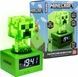 Детский настольный будильник часы Minecraft Paladone Creeper 16см майнкрафт Крипер 43484 фото 1