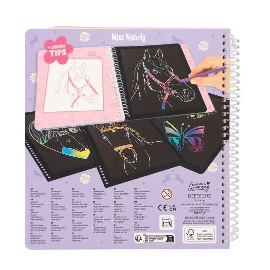 Miss Melody Magic Scratch Book скретчбук 13267 13267 фото