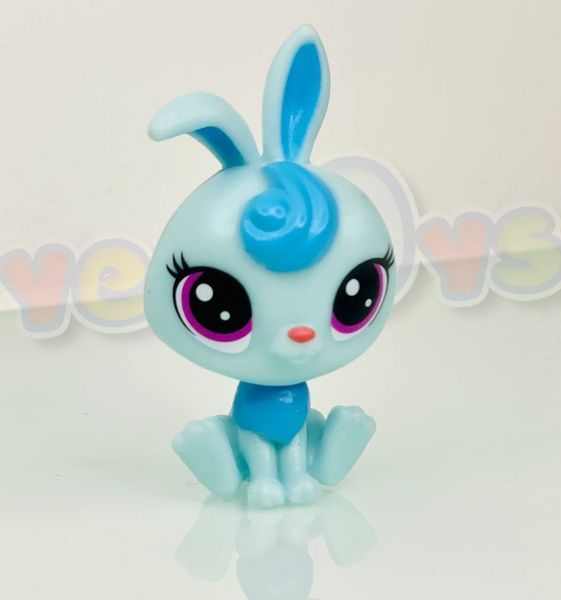 Littlest Pet Shop BUNNY - Фігурка Літл Пет Шоп Зайчик білий і блакитний Маленький зоомагазин Hasbro 2201456 2201456 фото