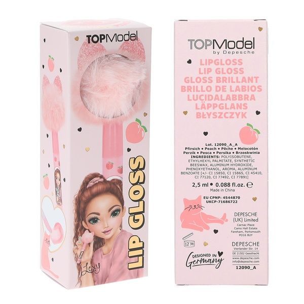 Блиск для губ Top Model Pompom BEAUTY and ME дитяча косметика Топ Модел 12090 12090 фото