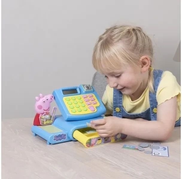 Peppa Pig Игрушка - детский магазин с кассовым аппаратом Свинка Пеппа Игрушка Кассовый аппарат 1500029 фото