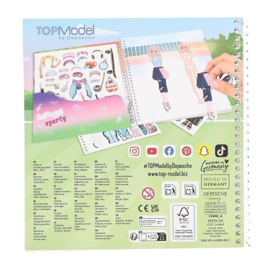 TOP Model стікербук Dress Me Up Sports 13808 13808 фото