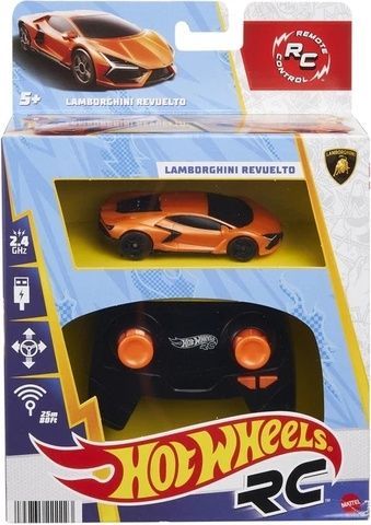 Hot Wheels Машинка на радиоуправлении Lamborghini Revuelto 1:64 HWW55 фото
