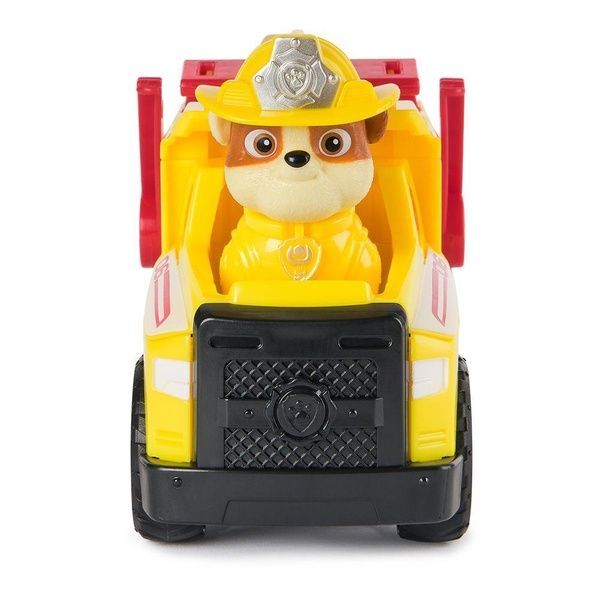 Paw Patrol Fire Rescue Rubble Щенячий патруль пожарная спасательная миссия спасательный автомобиль с водителем Кремез 681147061729 фото