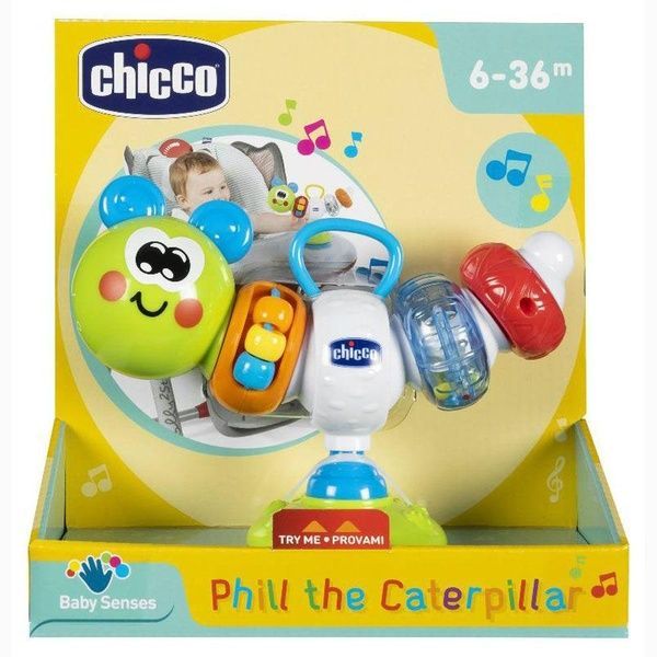 Игрушка Chicco на присоске "Гусеница Фил" 10036 фото