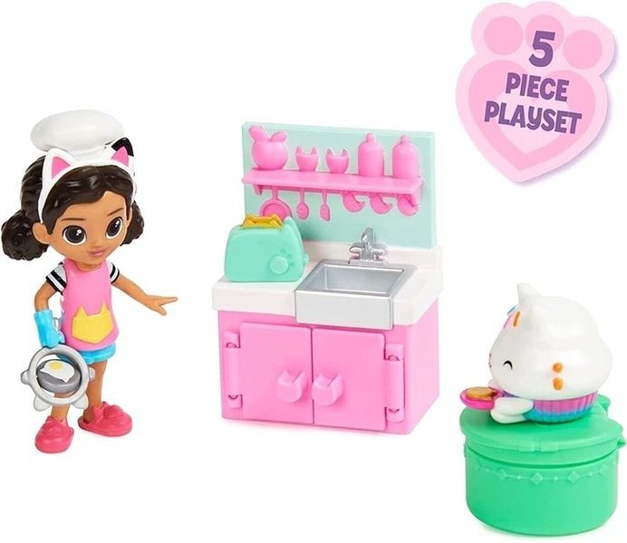 Игровой набор Gabby's Dollhouse Lunch & Munch Кукольный домик Габби Кухня с фигурками и аксессуарами 20130493/2 фото