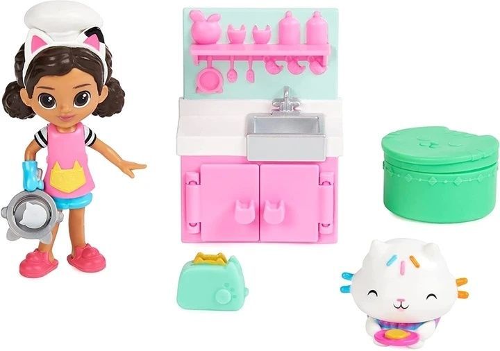 Игровой набор Gabby's Dollhouse Lunch & Munch Кукольный домик Габби Кухня с фигурками и аксессуарами 20130493/2 фото