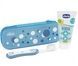 Chicco дорожный набор: зубная щетка + зубная паста (голубой) 12098.00 фото 1