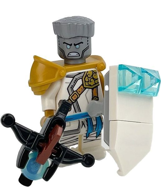 Мініфігурка колекційна LEGO Ninjago 892173 Zane Golden Ninja Мініфігурка Зейна з &laquo;Володаря гори&raquo; з закидувачем лука Лего Ніндзяго 892173 фото
