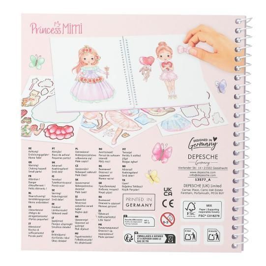 Альбом для стікерів Princess Mimi Dress Me Up 13577 13577 фото