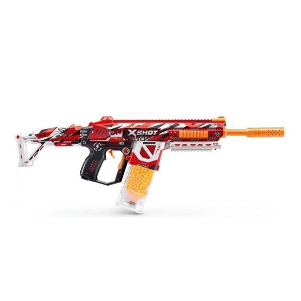 Бластер X-SHOT Hyper Gel Large 36620R | Быстрострельный гелевый бластер ZURU с 20 000 шариков и защитными очками (14+) 36620R фото