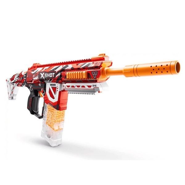 Бластер X-SHOT Hyper Gel Large 36620R | Быстрострельный гелевый бластер ZURU с 20 000 шариков и защитными очками (14+) 36620R фото
