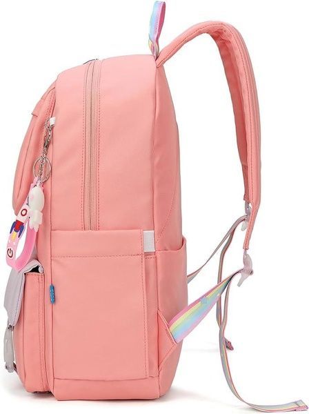Рюкзак школьный LISINUO Kids Backpacks розовый девичий для путешествий и прогулок lisinuo фото