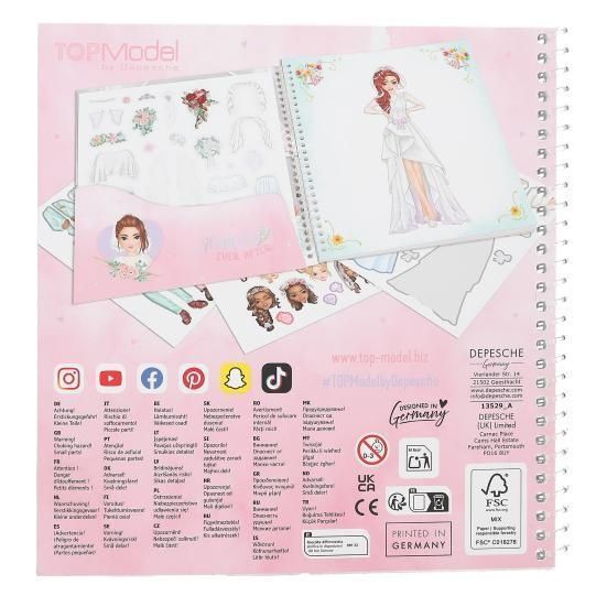 TOP Model стікербук Dress Me Up Wedding 13529 13529 фото