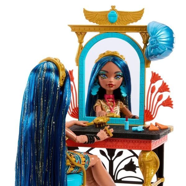 Игровой набор Monster High Cleo De Nile Кукла Клео де Нил со столиком HXH96 HXH96 фото