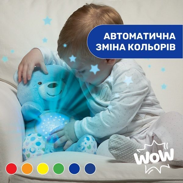 Игрушка музыкальная проектор Медвежонок Chicco голубой 8015.2 фото