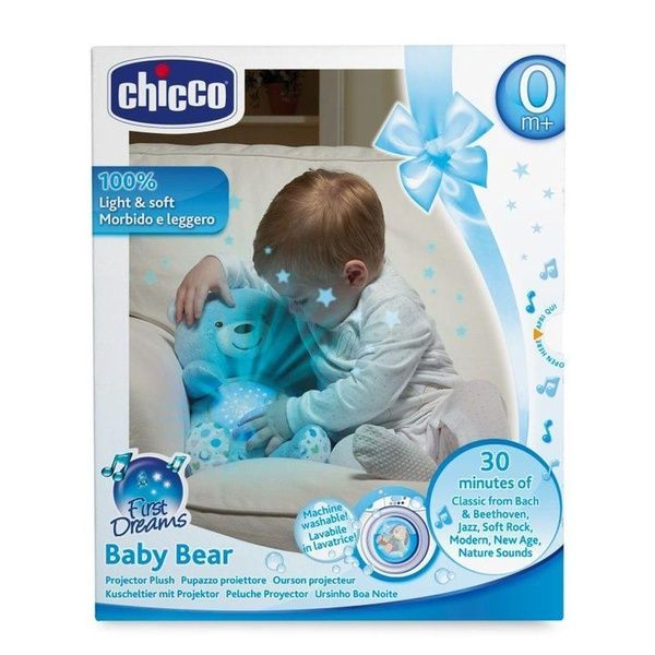 Игрушка музыкальная проектор Медвежонок Chicco голубой 8015.2 фото