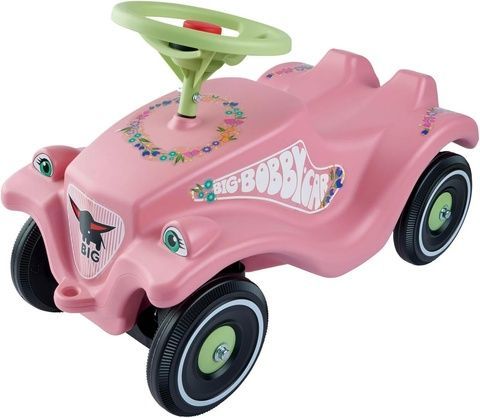 Толокар машинка-каталка BIG Bobby Сar Classic Flower рожевий 800056110 фото