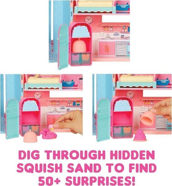 Ігровий набір з лялькою LOL Surprise Squish Sand Чарівний Дім (593218) 593218 фото