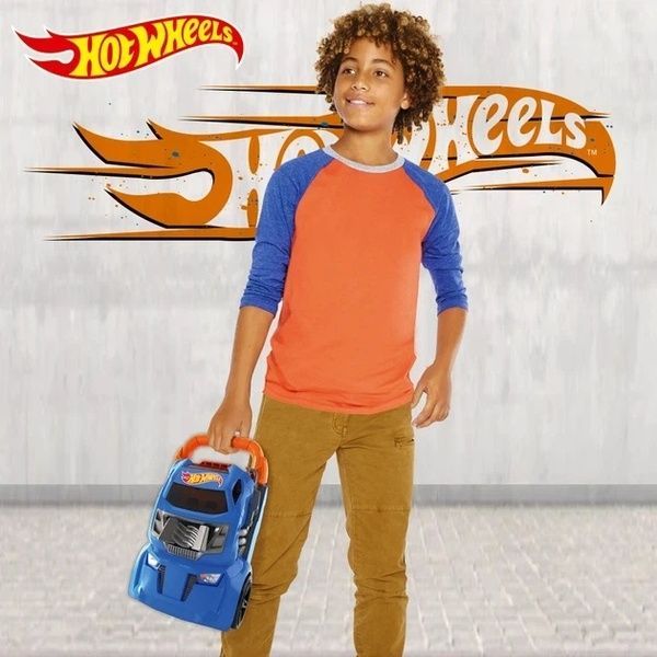 Hot Wheels Портативний трек-контейнер з 4 рівнобіжними доріжками HWCC21 фото