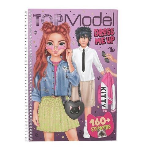 TOP Model стикербук Dress Me Up REBEL KITTY 13387 13387 фото
