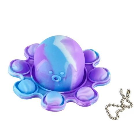 Pop it игрушка Fidget Toy Push Flip осьминог перевертыш брелок осьминог Fidget Toy фото