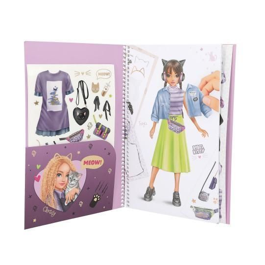 TOP Model стікербук Dress Me Up REBEL KITTY 13387 13387 фото