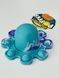 Pop it игрушка Fidget Toy Push Flip осьминог перевертыш брелок осьминог Fidget Toy фото 9