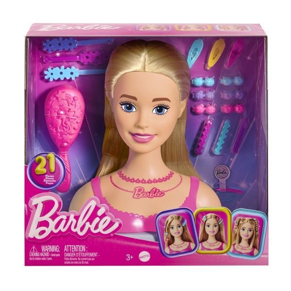 Набор для создания причесок Барби голова манекен Barbie Styling head 62535 фото