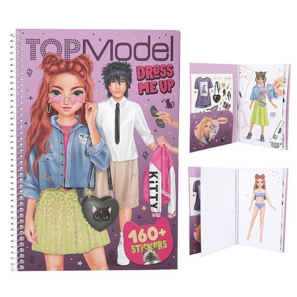 TOP Model стікербук Dress Me Up REBEL KITTY 13387 13387 фото