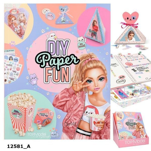 ТОP Model Набір для творчості з паперу DIY Paper Fun Book CUTIE STAR 12581 12581 фото