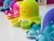 Pop it игрушка Fidget Toy Push Flip осьминог перевертыш брелок осьминог Fidget Toy фото 5