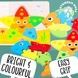 Деревянная развивающая игрушка монтессори Головоломка-пазл Jaques of London Sea Animal Puzzle 372463_2101 фото 6
