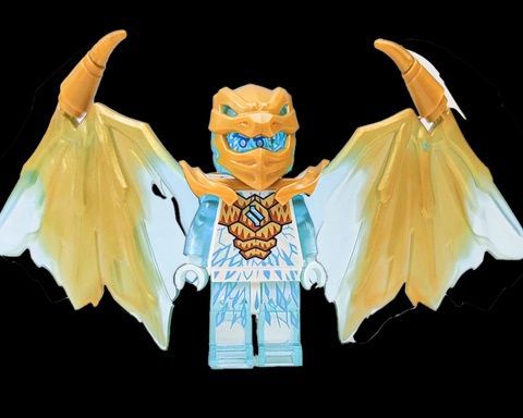 Lego Ninjago Golden Dragon ZANE: эксклюзивная минифигурка коллекционная конструктор Золотой Дракон Зейн 892293 892293 фото