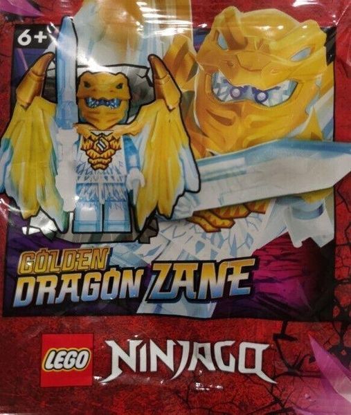Lego Ninjago Golden Dragon ZANE: эксклюзивная минифигурка коллекционная конструктор Золотой Дракон Зейн 892293 892293 фото