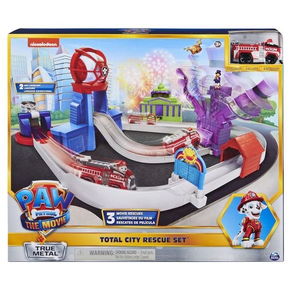 Щенячий патруль База спателей Маршала на пожарной Paw Patrol true metal Total City Rescue Spin master 6061056 6061056 фото