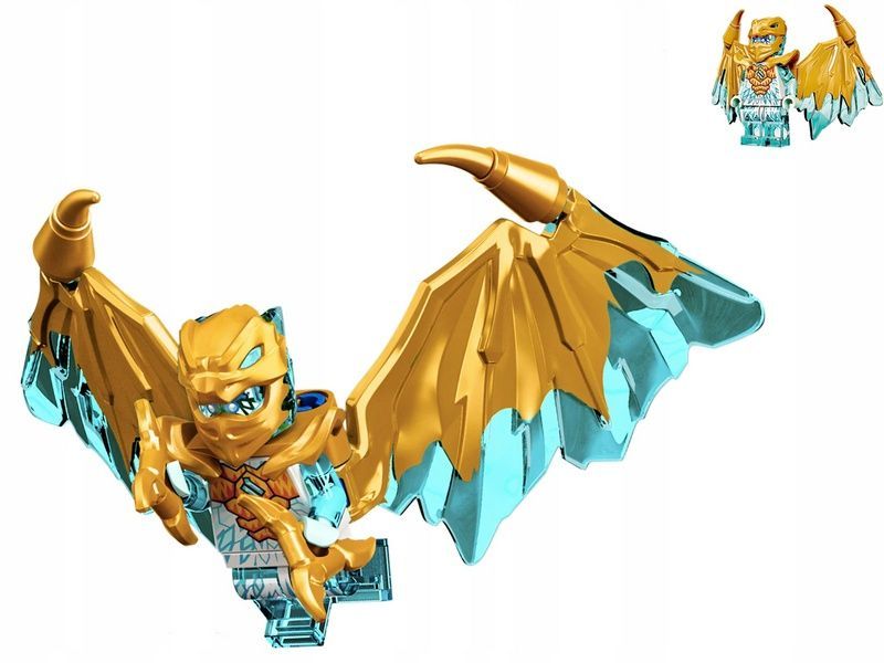 Lego Ninjago Golden Dragon ZANE: эксклюзивная минифигурка коллекционная конструктор Золотой Дракон Зейн 892293 892293 фото