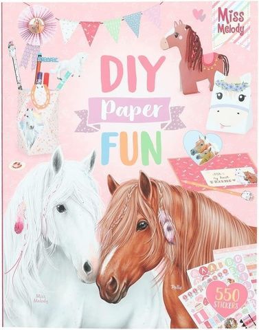 TOP Model Набор для творчества из бумаги DIY Paper Fun Book Miss Melody 12121 12121 фото