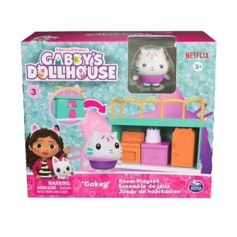 Игровой набор Gabby's Dollhouse "Комната кукольного домика Габби с фигуркой Кейки" 20149015 фото